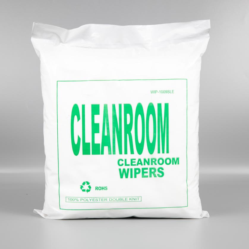 Cleanroom polyester wiper cloth manufactured by Bizone