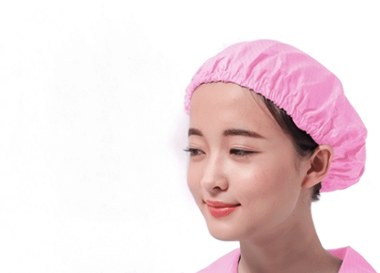 Esd Cleanroom Shower Cap Pink